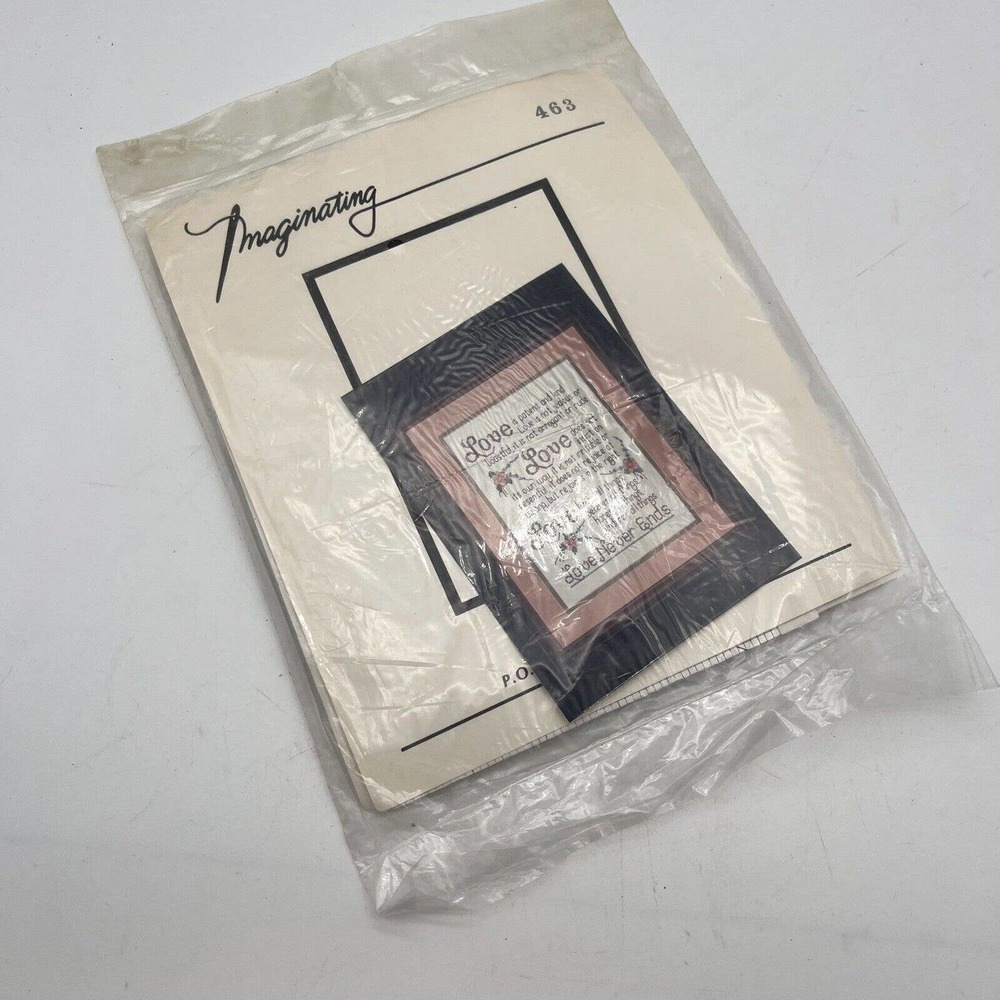 NIB Imaginating Vintage Love Never Ends Needlepoint Kit